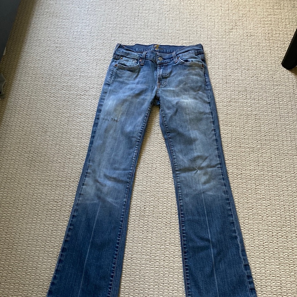 7 for all mankind jeans, size 26, bootcut